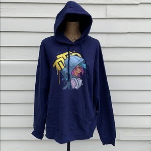 Fortnite TEKNIQUE graffiti girl hoodie
